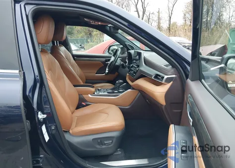 2021 Toyota Highlander Platinum from USA, damaged, VIN 5TDFZRBH3MS124743